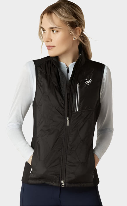 Ariat women's black vest hotsell