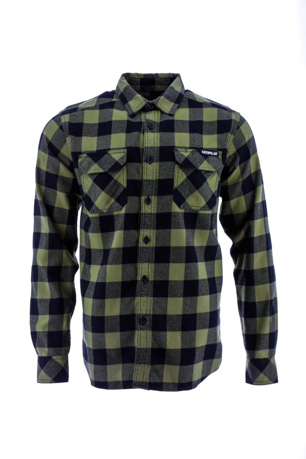 CAT Men s Buffalo Check Work Shirt Lucknow Skin Shop and Boot Barn