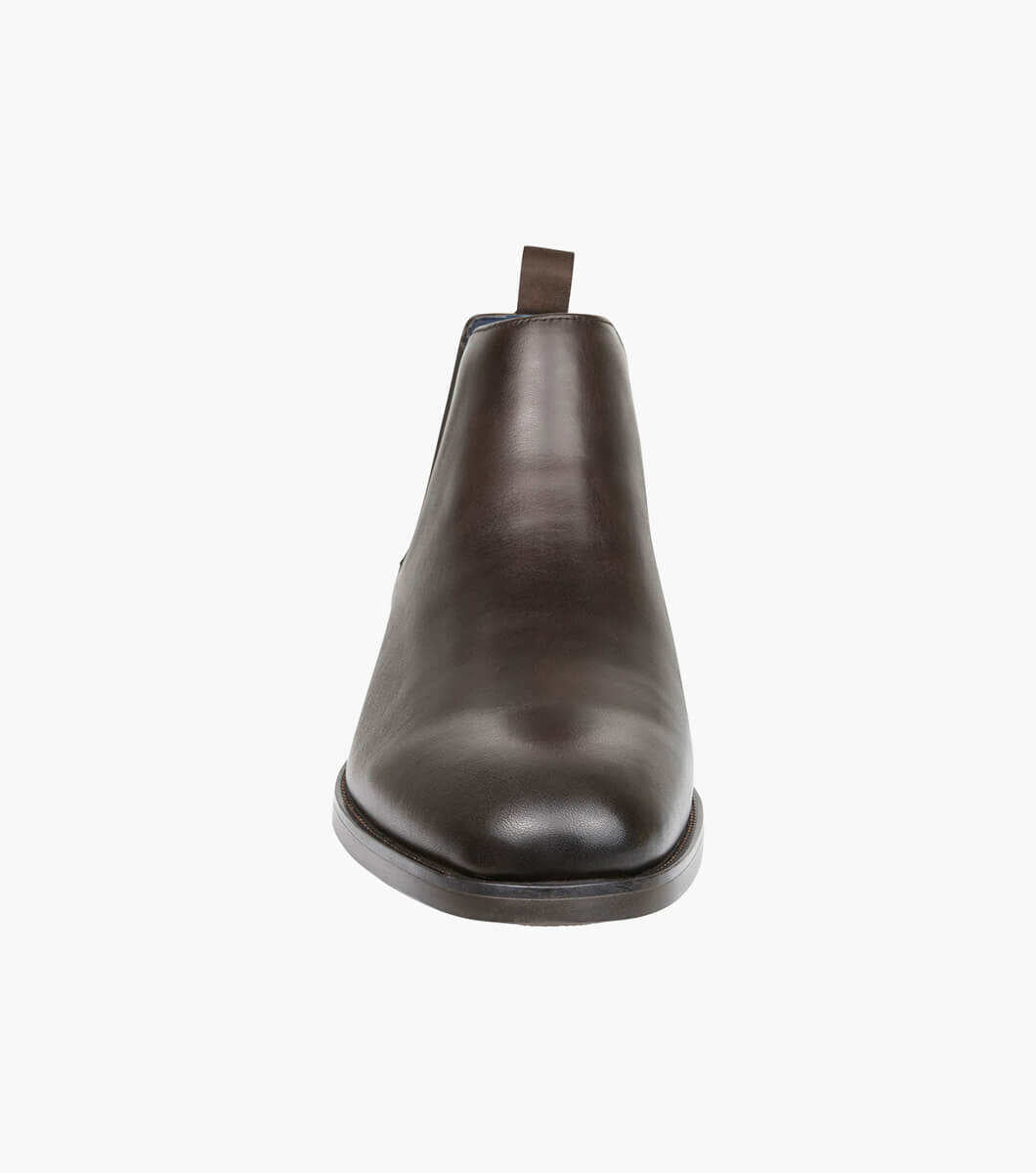 Florsheim Ceduna Plain Toe Chelsea Boot - Dark Brown