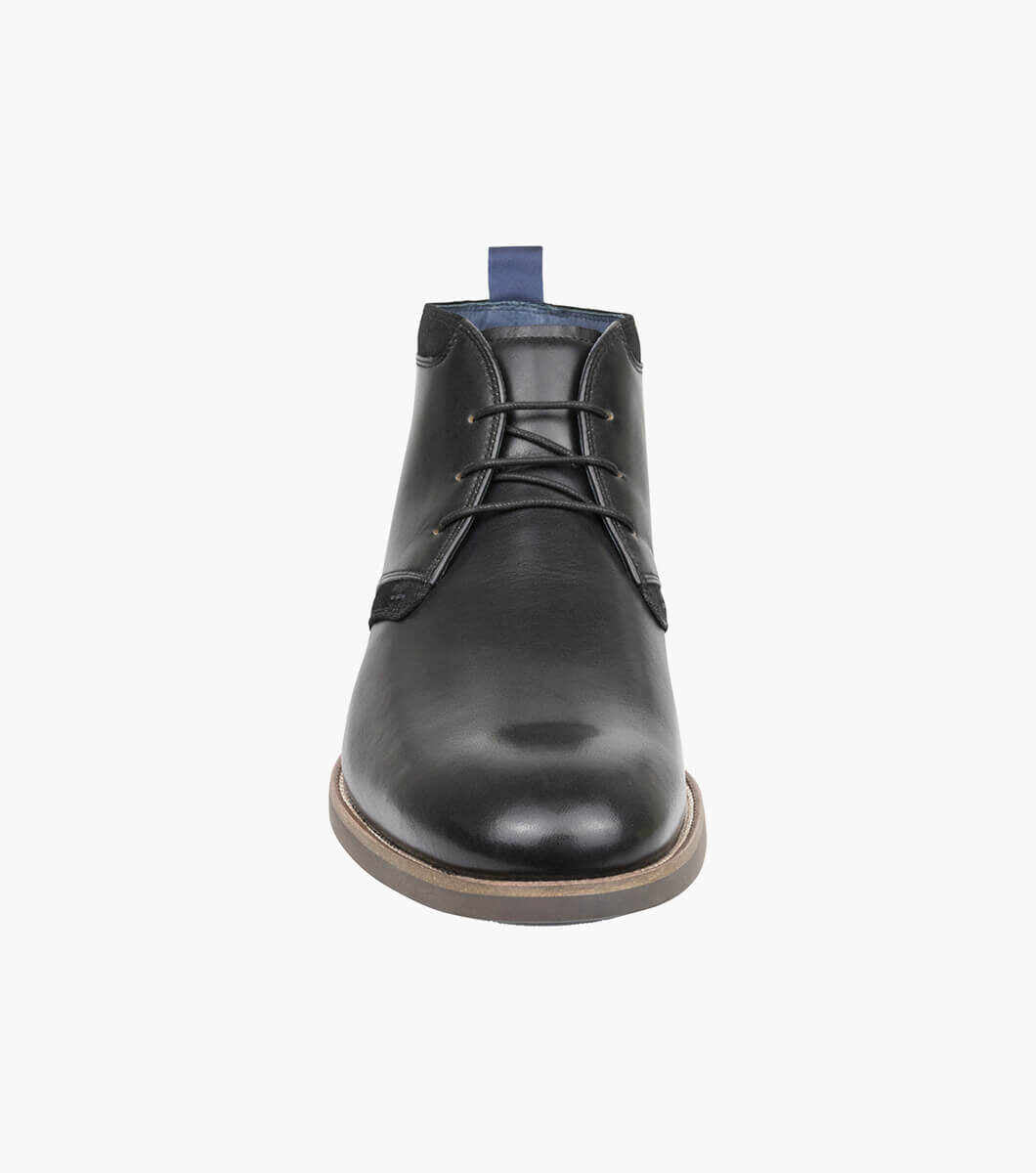 Florsheim Cumulas Plain Toe Chukka Boot - Black