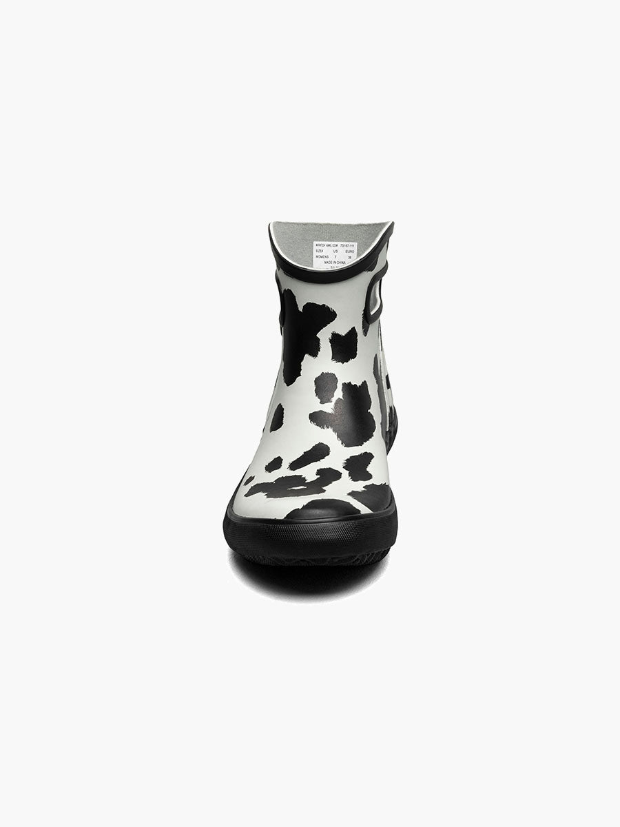 Bogs Womens Patch Ankle Boot - Cow Print