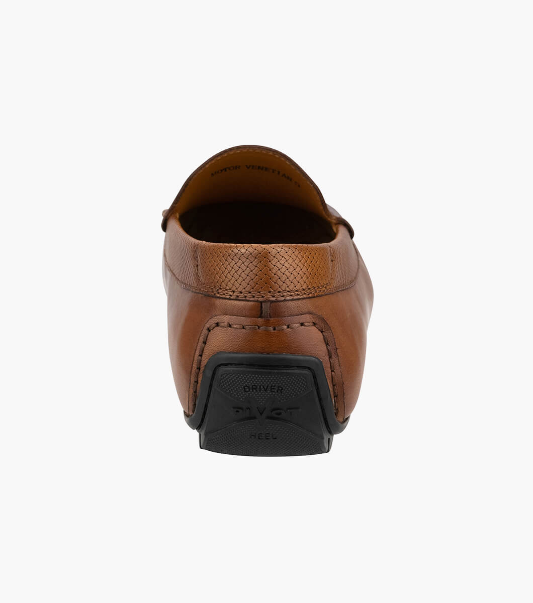 Florsheim Motor Venetian Moc Toe Venetian Driver -Cognac