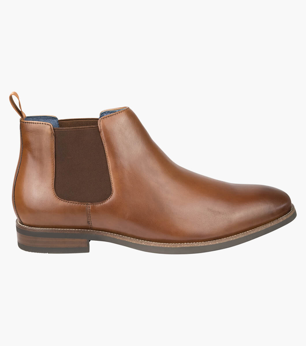 Florsheim Ceduna Plain Toe Chelsea Boot - Cognac