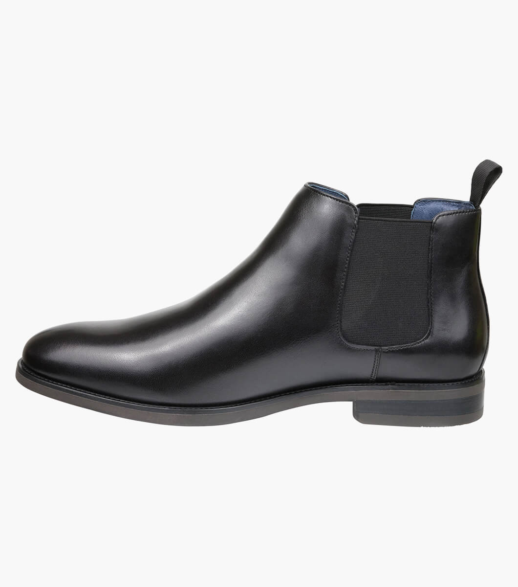 Florsheim Ceduna Plain Toe Chelsea Boot - Black