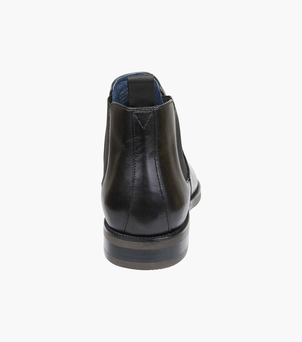 Florsheim Ceduna Plain Toe Chelsea Boot - Black