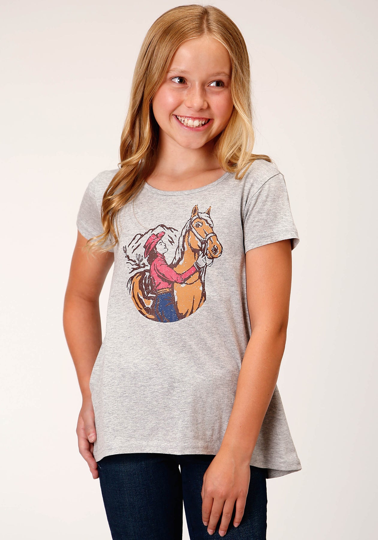 Roper Girl's Five Star Collection Tee