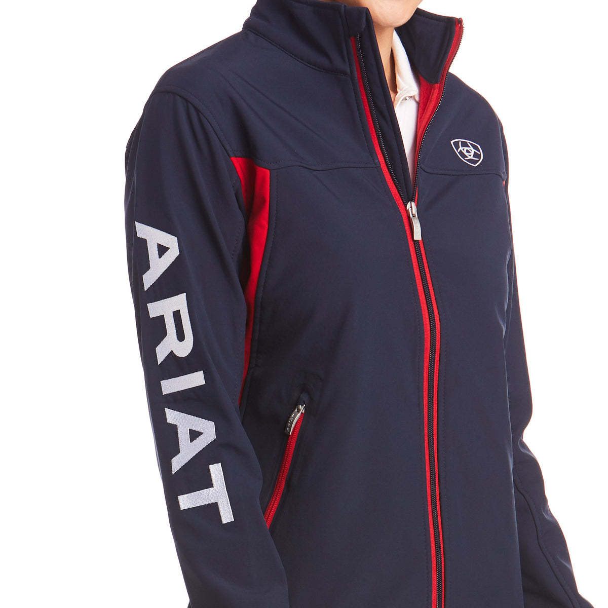 Ariat Ladies New Team Softshell Jacket - Navy