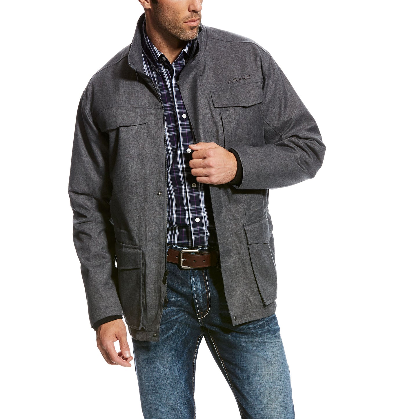 Ariat Men's Wyatt Parka - Charcoal