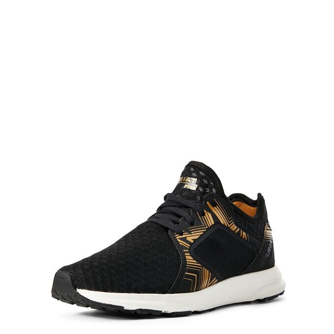 Ariat Women's Fuse Runner (Black with Gold Print) - SALE