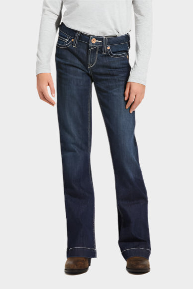 Ariat Girls Mid Rise Ella Trouser Jean - Naomi