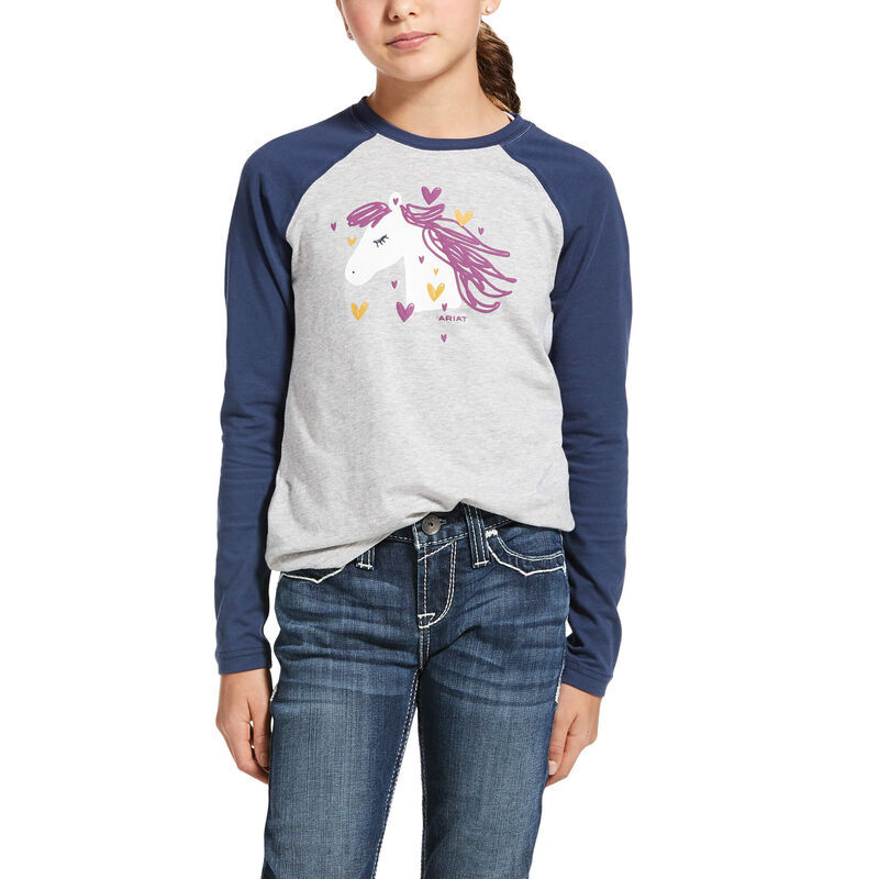 Ariat Girls My Love L/S Tee - FINAL SALE, NO RETURN OR EXCHANGE