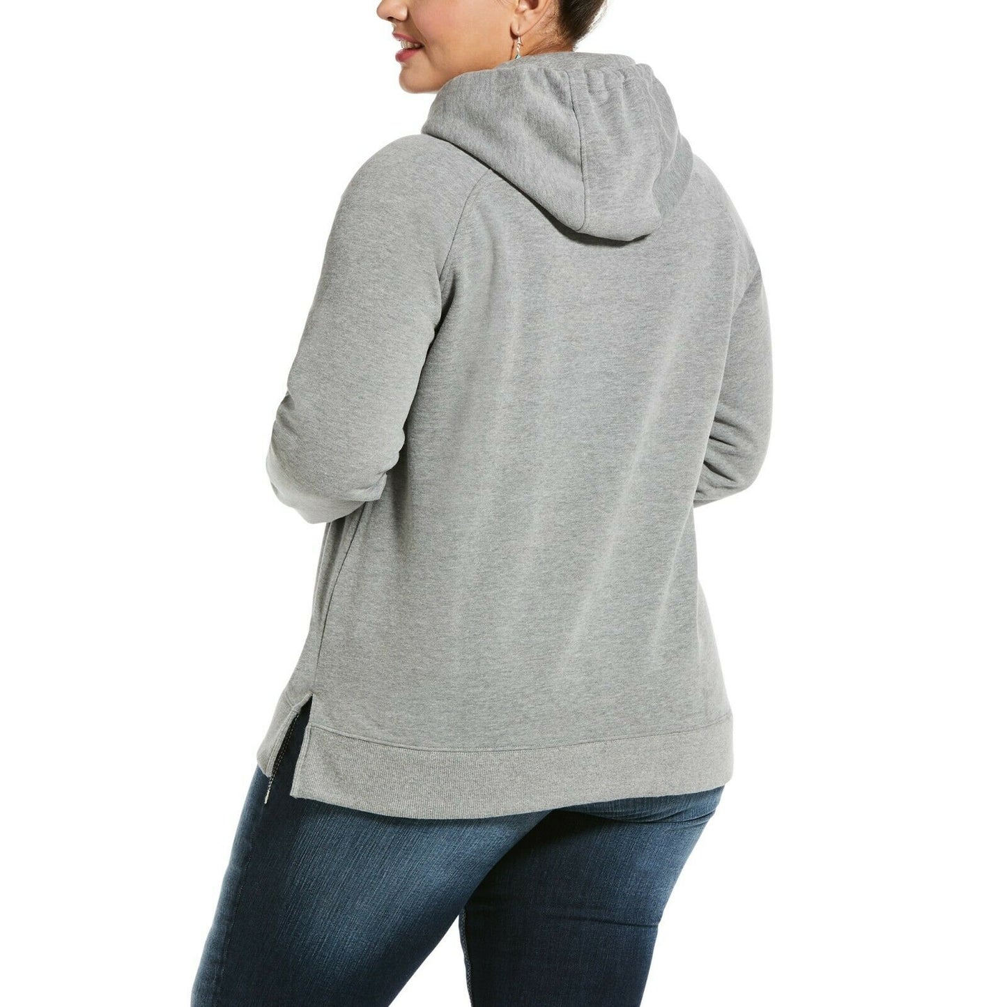 Ariat Women's Real Shape Logo Hoodie - Grey