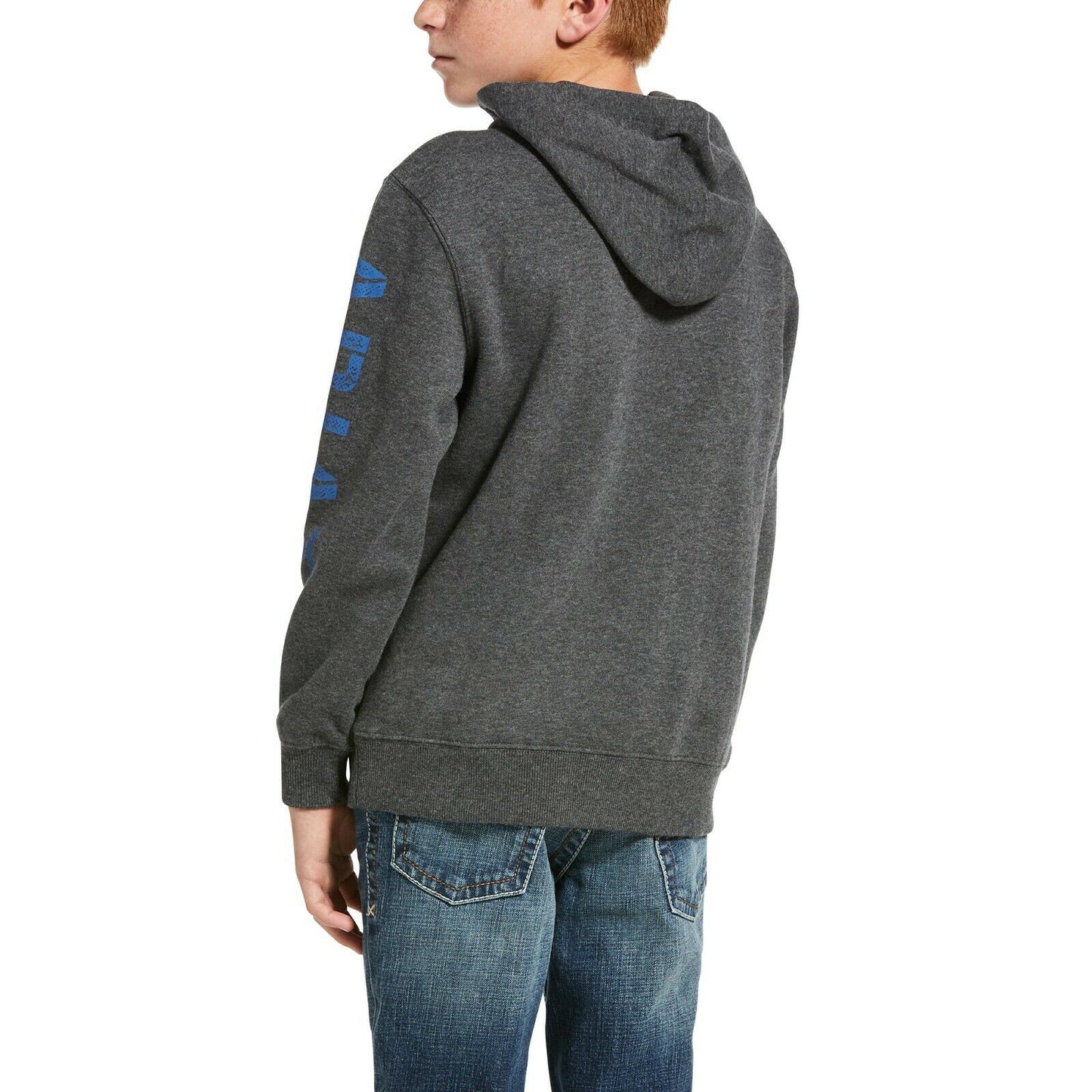 Ariat® Children's Classic Logo Charcoal Heather Hoodie