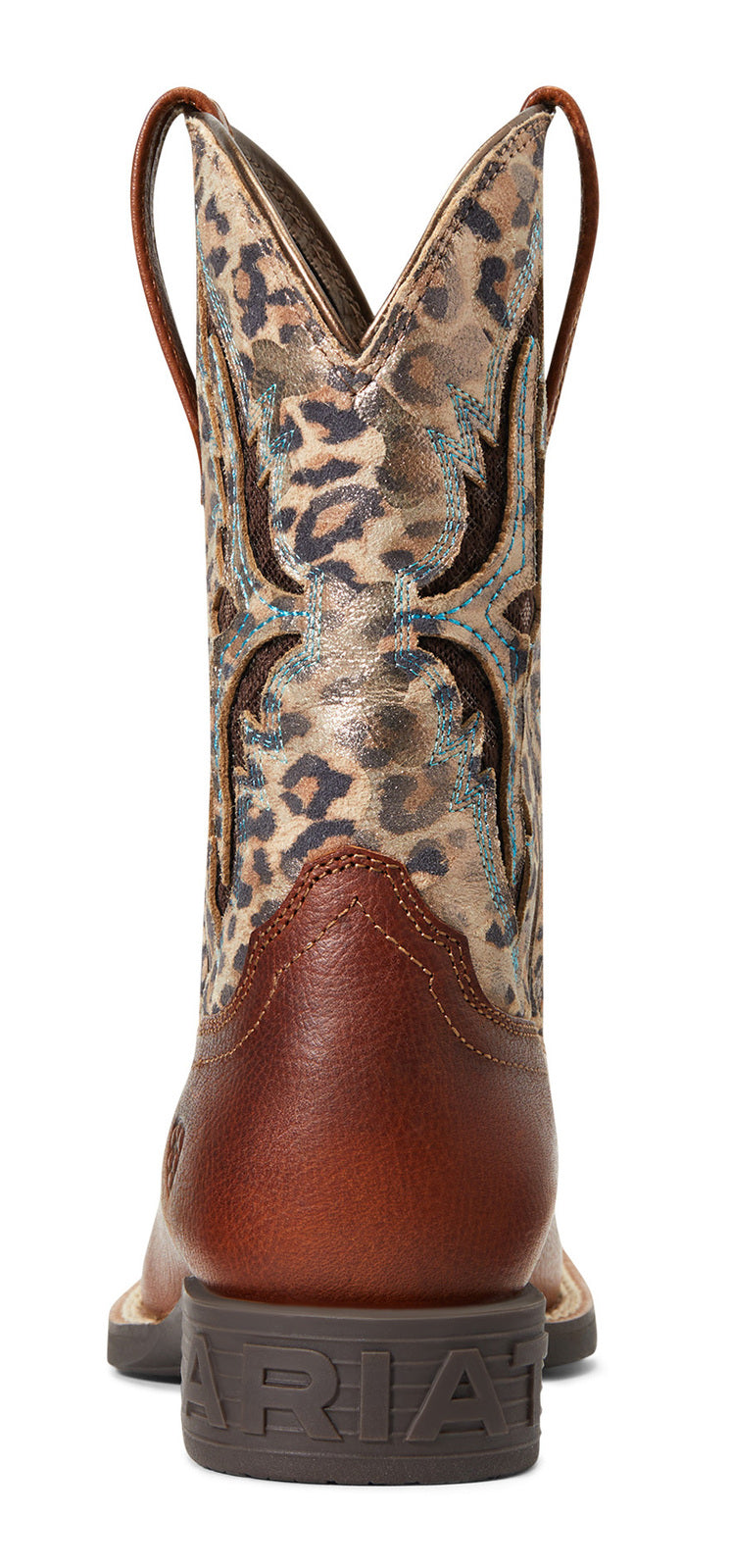 Ariat Kids Koel VentTEK Boots - Spiced Cider/Metallic Leopard