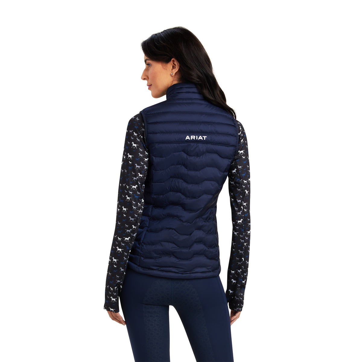 Ariat Women's Ideal Down Vest - Navy Ecslipse