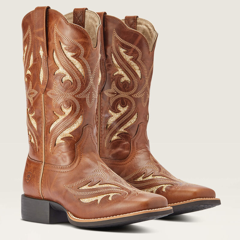 Ariat Women's Round Up Bliss Western Boot (Midday Tan)