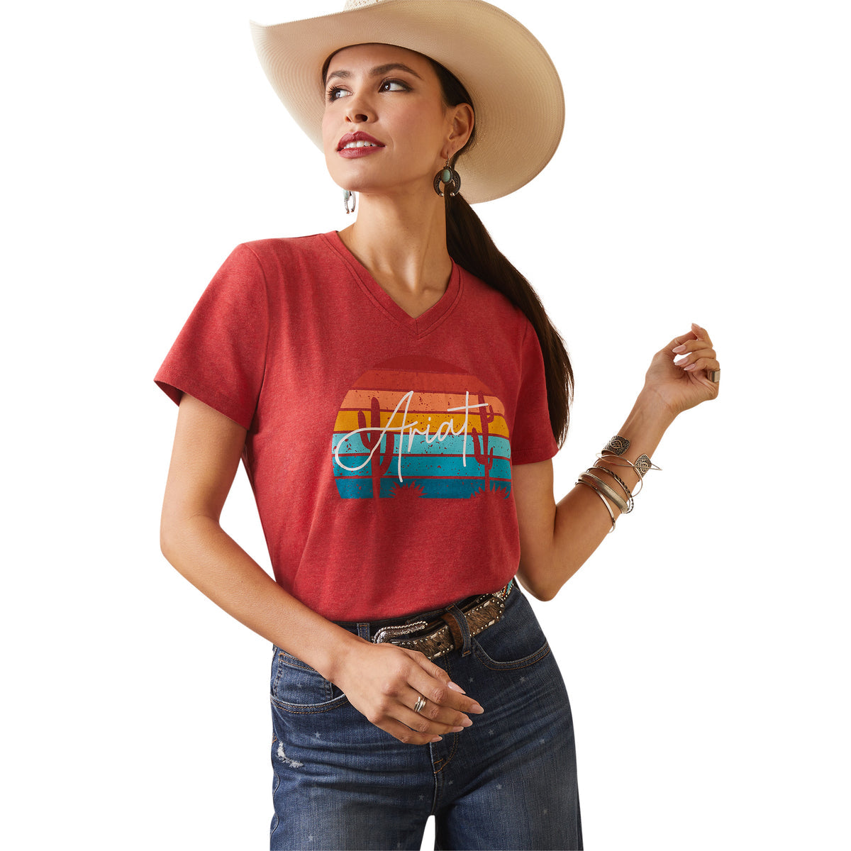 Ariat Women's REAL Horizon T-Shirt - FINAL SALE NO EXCHANGE OR REFUND