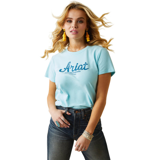 Ariat Women's Real Durable Goods S/S Tee - Gulf Stream