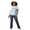 Ariat Women's Real Durable Goods S/S Tee - Gulf Stream