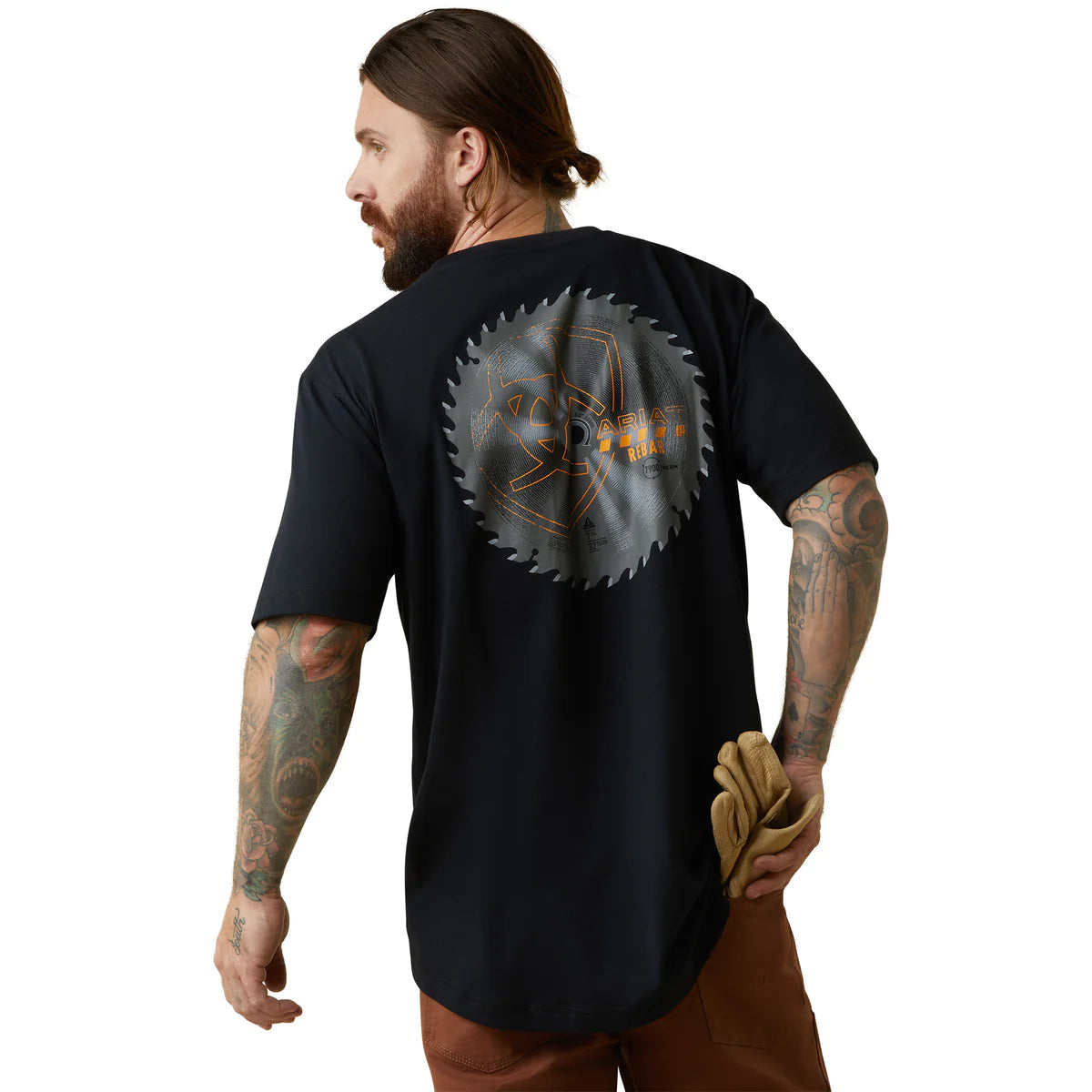 Ariat Men's Rebar Workman Buzz Saw Graphic T-Shirt