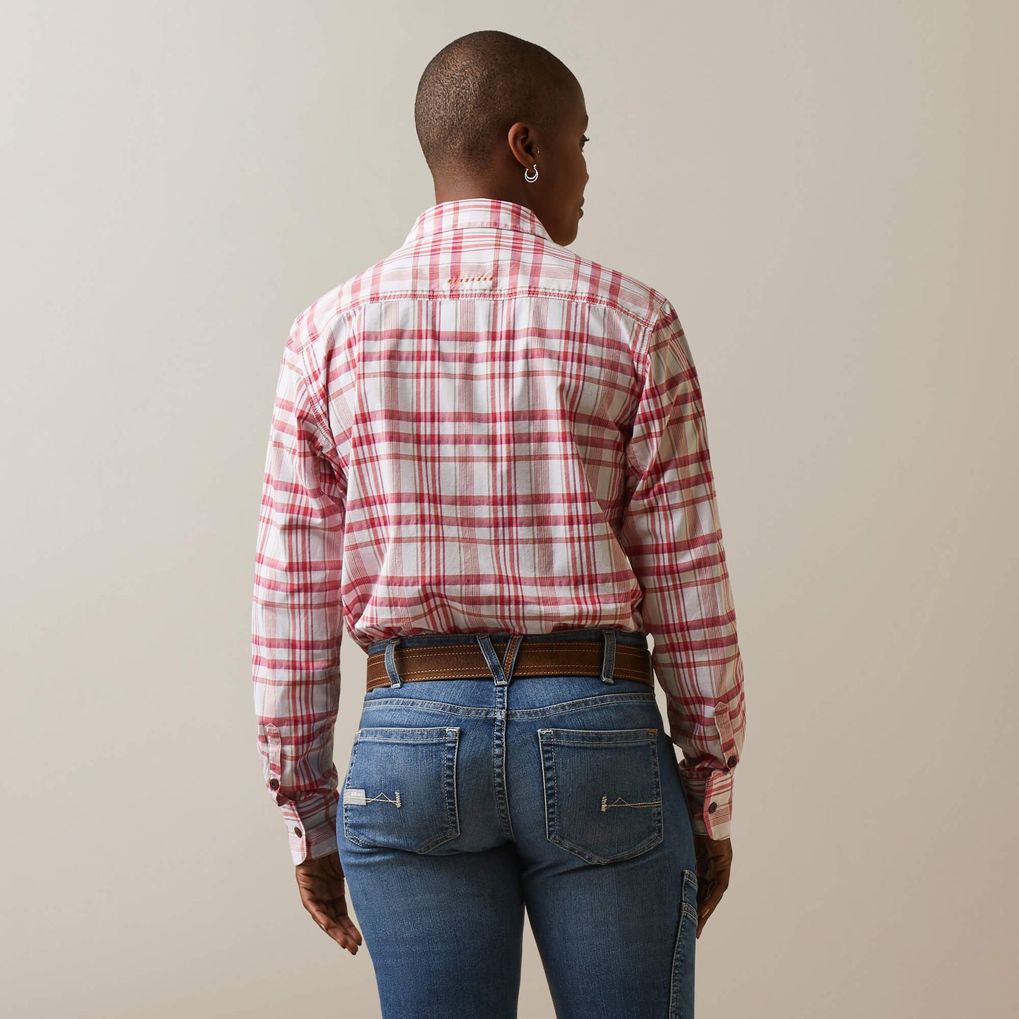 Ariat Women's Rebar made Tough L/S Work Shirt - Cherries Julibee Plaid