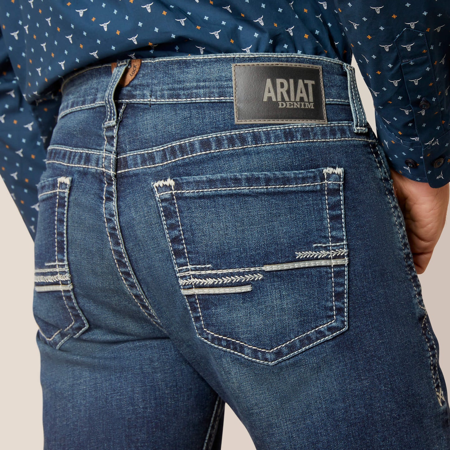 Ariat M8 Modern TekStretch Easton Slim Jean - 34 Leg