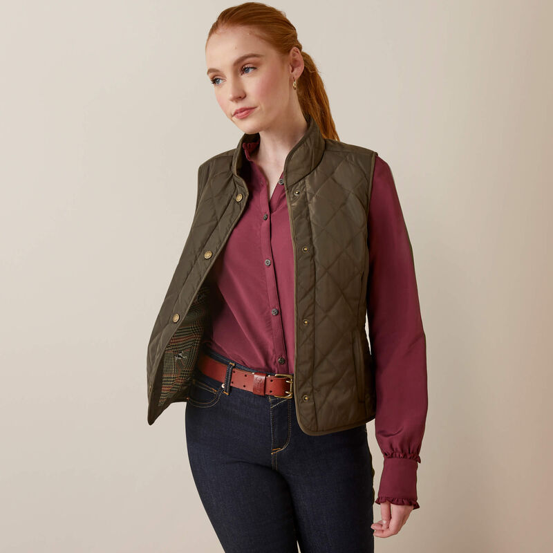 Ariat Women's Woodside Vest_Earth