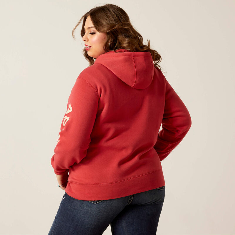 Ariat Women's REAL Logo Hoodie (Cardinal)