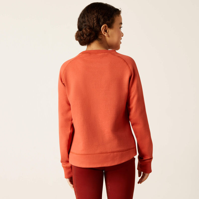 Ariat Youth Benicia Sweatshirt (Burnt Brick)