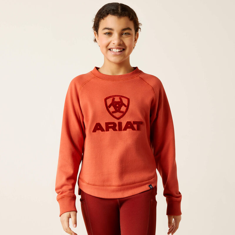 Ariat Youth Benicia Sweatshirt (Burnt Brick)