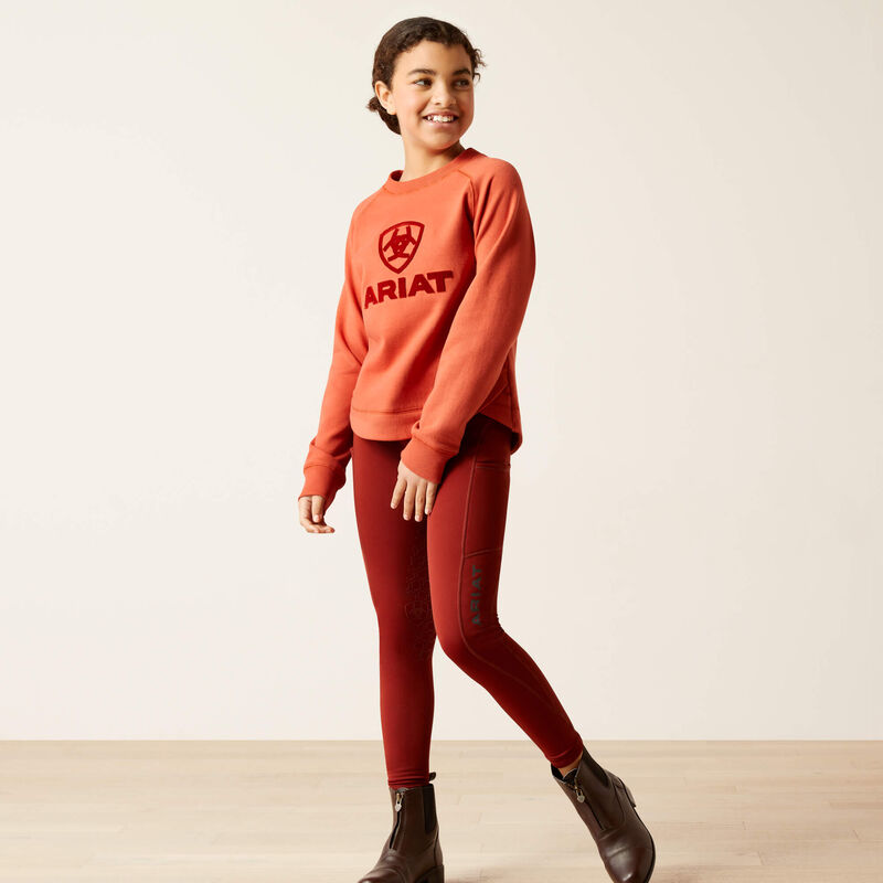 Ariat Youth Benicia Sweatshirt (Burnt Brick)