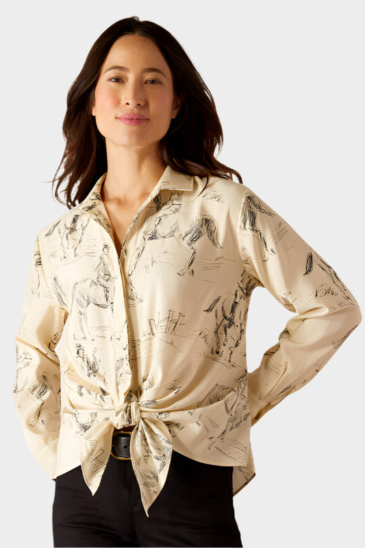 Ariat Women's Larkspur Long Sleeve Blouse