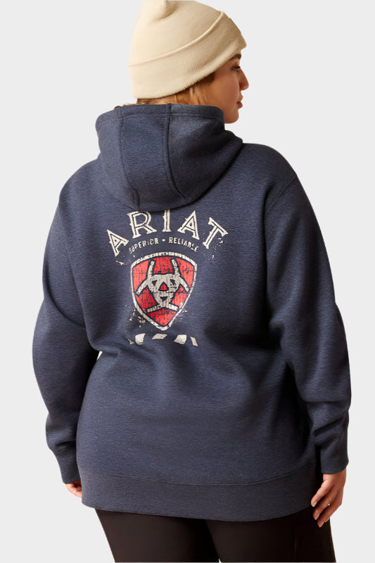 Ariat Women's Rebar Superior Hoodie (Navy Heather)