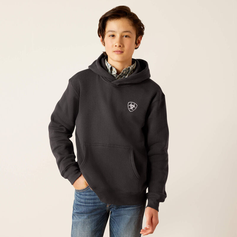 Ariat Youth Boys Arrowhead 2.0 Hoodie (Phantom)