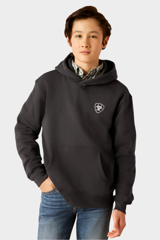 Ariat Youth Boys Arrowhead 2.0 Hoodie (Phantom)