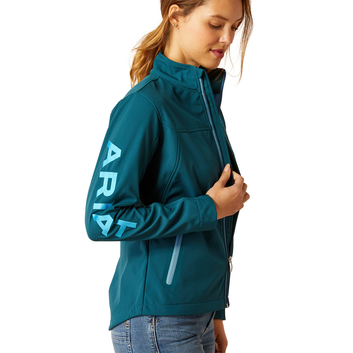 Ariat Women's New Team Softshell jacket - Reflecting Pond