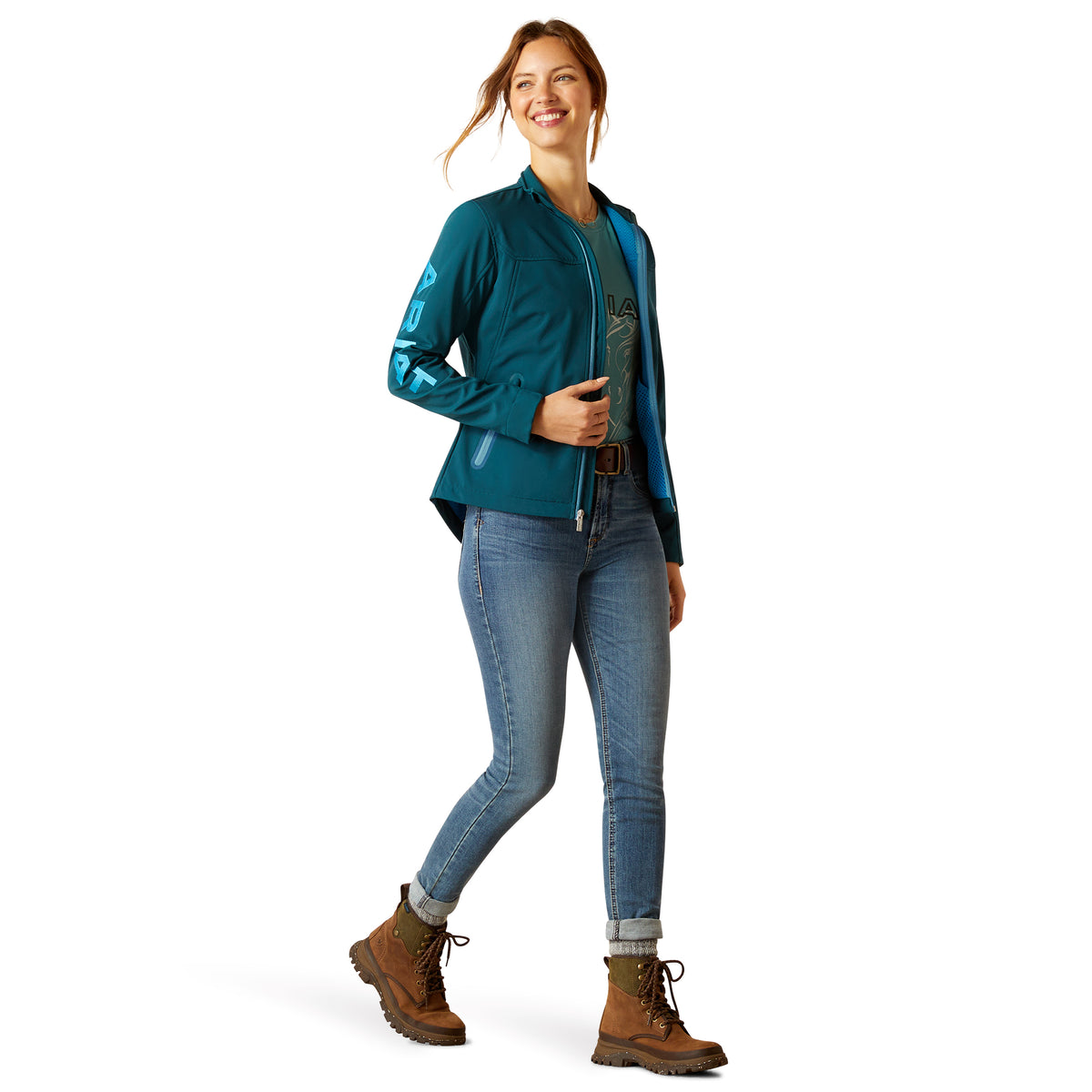 Ariat Women's New Team Softshell jacket - Reflecting Pond