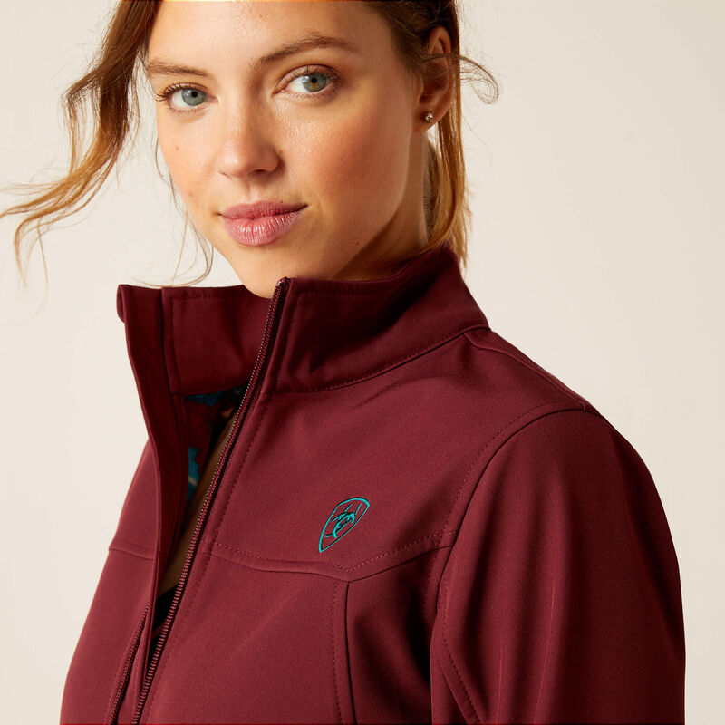 Ariat Women's New Team Softshell Jacket (Tawny Port / Baja)