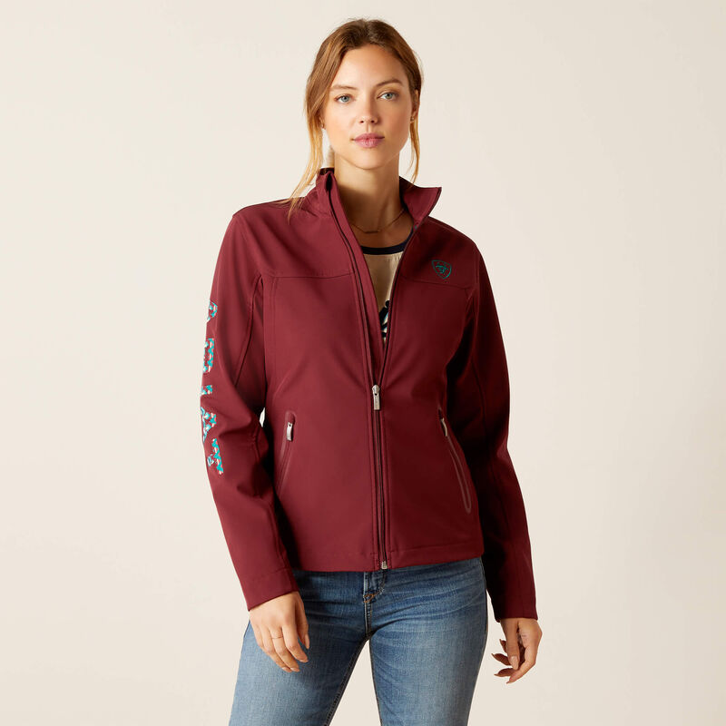 Ariat Women's New Team Softshell Jacket (Tawny Port / Baja)