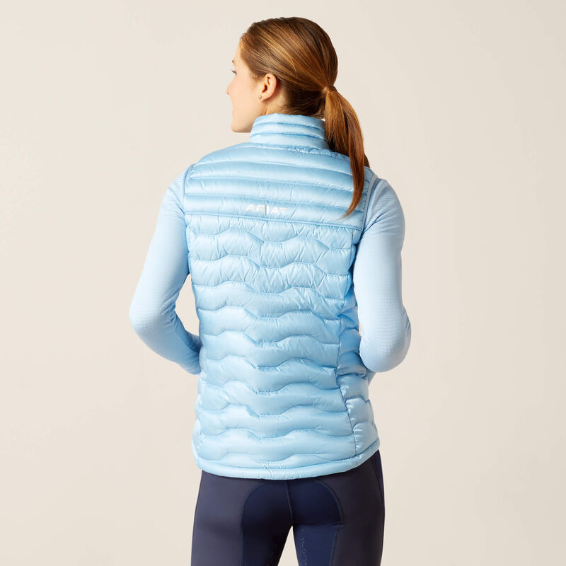 Ariat Womens Ideal Down Vest (Iridescent Blue)