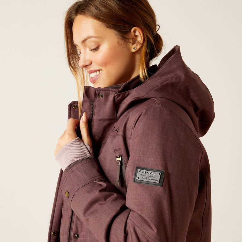 Ariat Women's Sterling Waterproof Insulated Parka (Raisin)