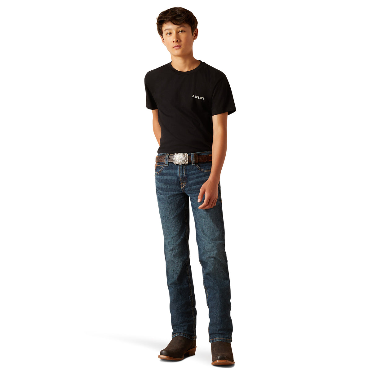 Ariat Boys B5 Slim Stretch Dustin Straight Leg Jean