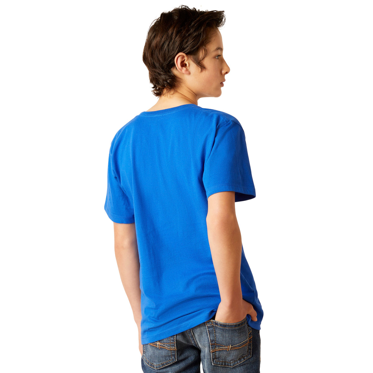 Ariat Boys Rodeo Toys Short Sleeve T-Shirt - Royal