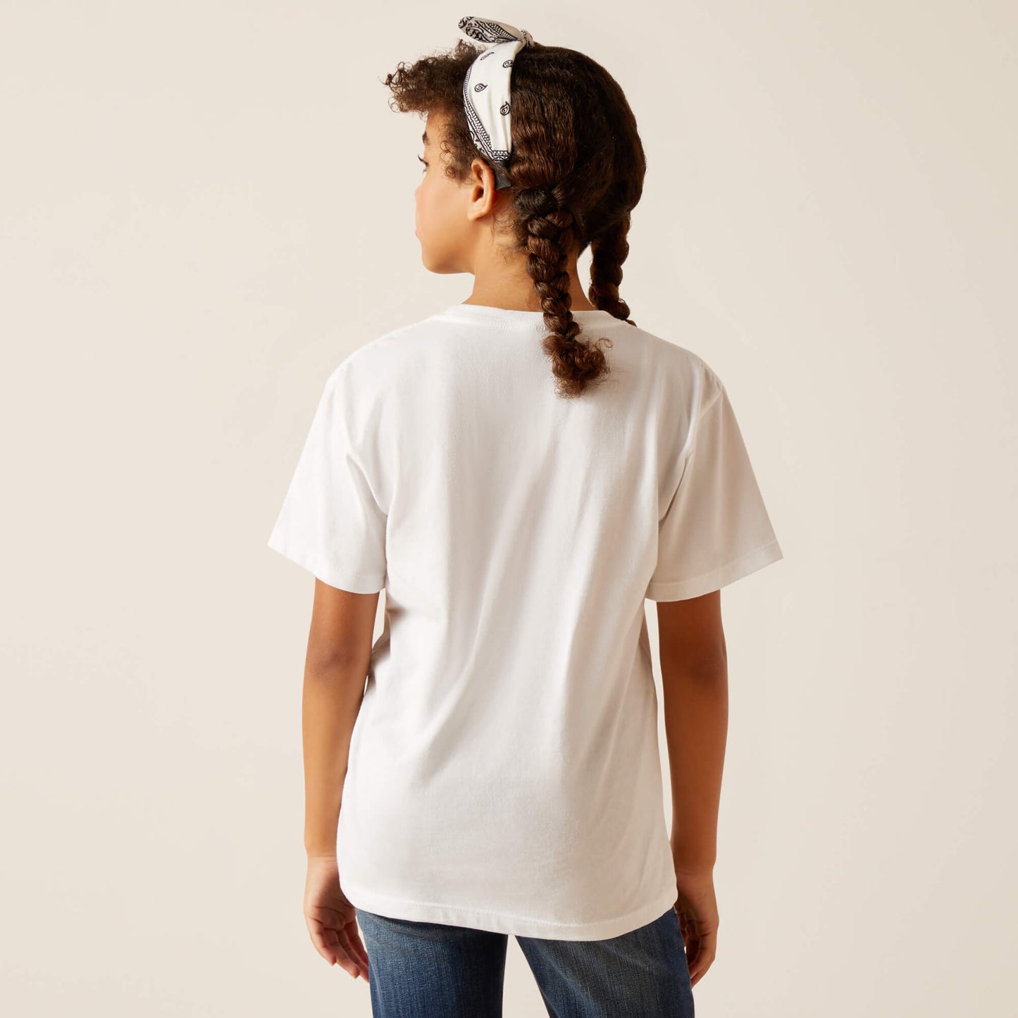 Ariat Girls Let's Rodeo S/S T-Shirt (White)