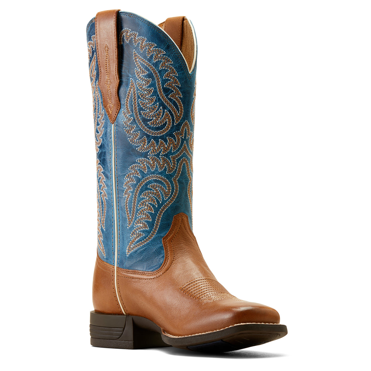 Ariat Women's Cattle Caite Stretchfit (Roasted Peanut/Regatta Blue)