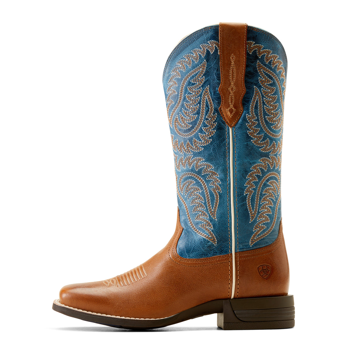 Ariat Women's Cattle Caite Stretchfit (Roasted Peanut/Regatta Blue)