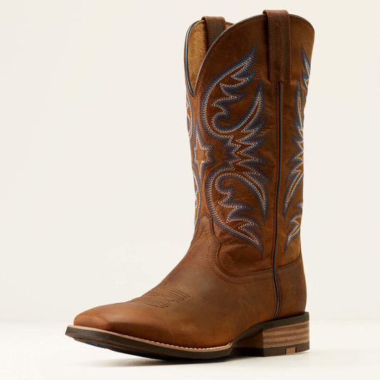 Ariat Men's Ricochet Cowboy Boot (Weathered Chestnut)