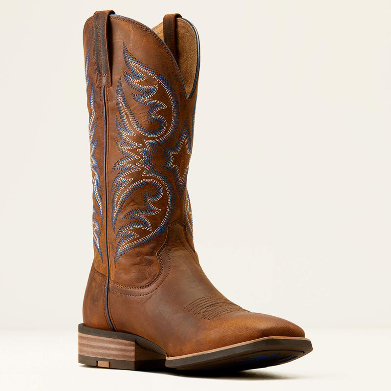 Ariat Men's Ricochet Cowboy Boot (Weathered Chestnut)