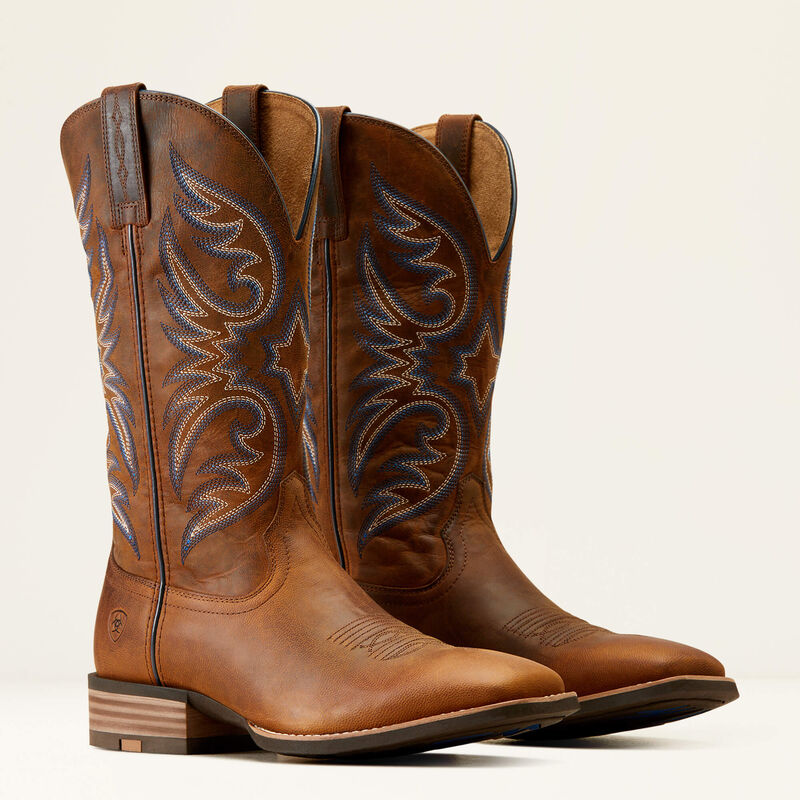 Ariat Men's Ricochet Cowboy Boot (Weathered Chestnut)