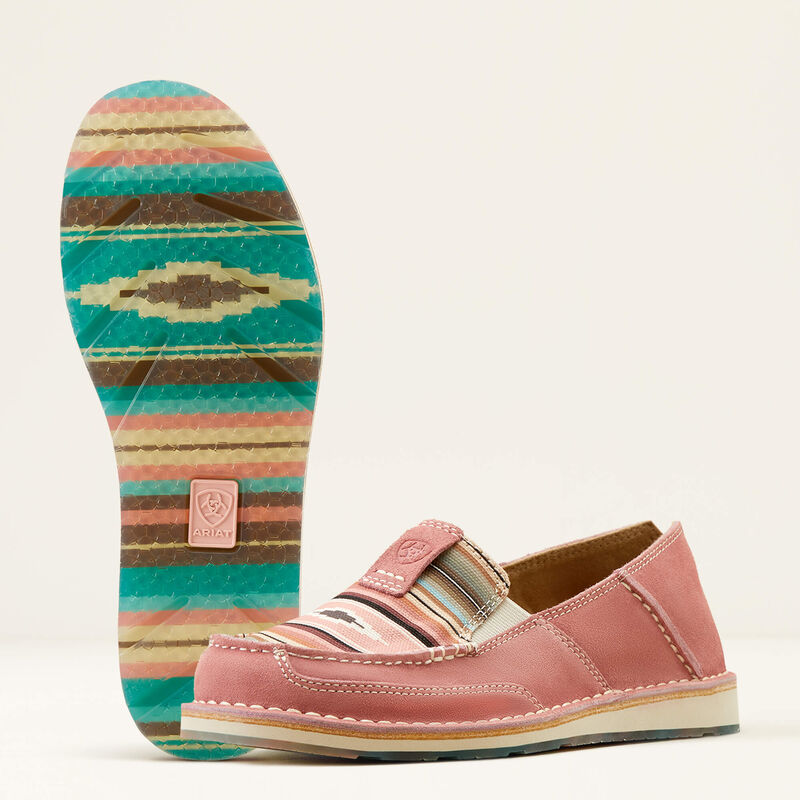 Ariat Women's Cruiser (Azalea Suede / Baby Pink Serape)